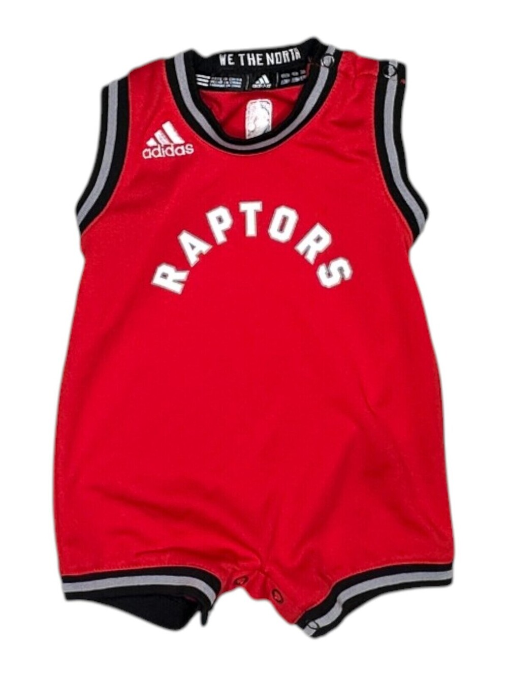 Adidas Toronto Raptors Baby Romper Jumpsuit Size 12M